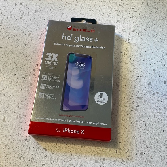 New! Invisible shield HD glass protector - Picture 1 of 4